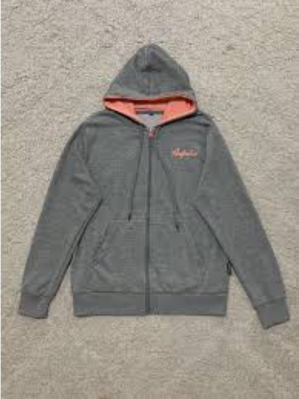 ⭐️3/$20⭐️Cabela's Women's Grey Hooded Zip Jacket with Orange Lining